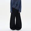 RT No. 12258 BLACK SCIMITAR BAGGY STRAIGHT PANTS