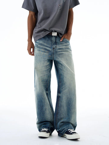 RT No. 19538 WASHED BLUE DENIM JEANS