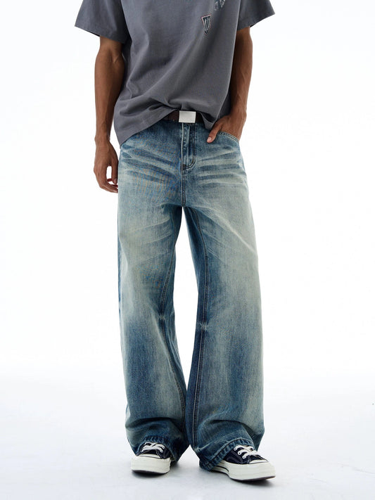 RT No. 19538 WASHED BLUE DENIM JEANS