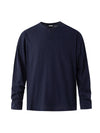 RT No. 19519 DARK BLUE HENRY COLLAR LONGSLEEVE