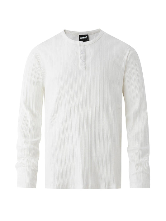 RT No. 29509 KNIT HENRY COLLAR LONGSLEEVE