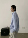 RT No. 18853 BLUE BUTTON-UP SHIRT