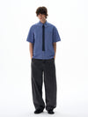 RT No. 12706 BLUE PLAID SHORT SLEEVE SHIRT