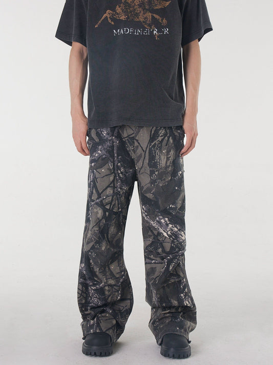 RT No. 11501 BRANCH CAMO STRAIGHT PANTS