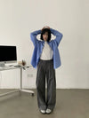 RT No. 29160 PLEATED SILHOUETTE STRAIGHT PANTS