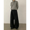 RT No. 29102 PLEATED STRIPED SCIMITAR BAGGY PANTS