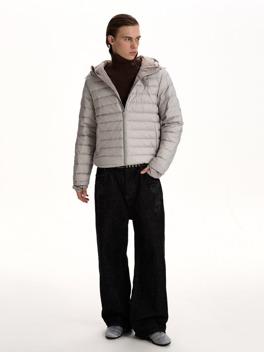 RT No. 59021 LIGHTWEIGHT RIBBED HOODED JACKET
