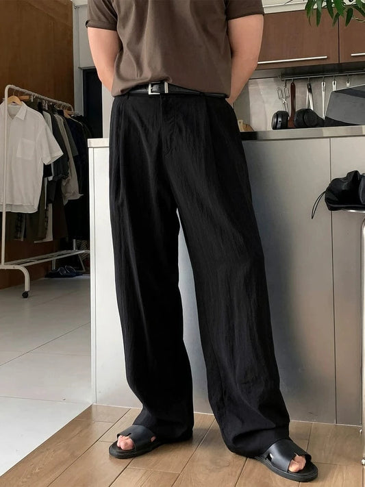 RT No. 18503 PLEATED STRAIGHT PANTS