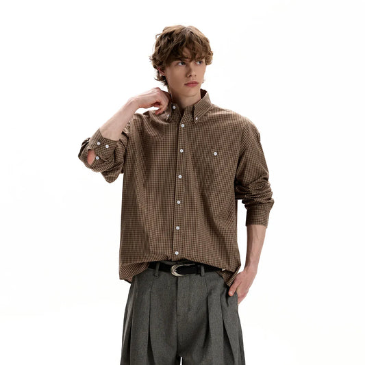 RT No. 40811 PLAID BUTTON UP SHIRT