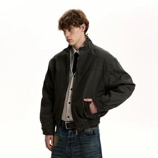 RT No. 40809 YORU RECONSTRUCTED STAND COLLAR JACKET