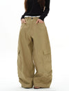 RT No. 31017 CARGO BAGGY MACHETE STRAIGHT PANTS
