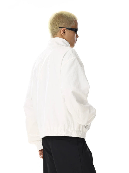RT No. 32719 WHITE SILHOUETTE STAND COLLAR JK