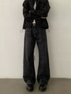 RT No. 28109 BLACK DENIM STRAIGHT JEANS
