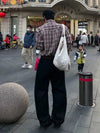 RT No. 19523 BLACK STRAIGHT CASUAL JEANS