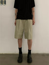 RT No. 19722 PLEATED SILHOUETTE CASUAL SHORTS