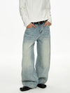 RT No. 50007 LIGHT BLUE WHISKER WASH DENIM JEANS