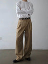 RT No. 29162 PLEATED STRAIGHT WIDE PANTS