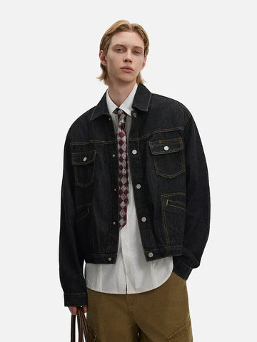 RT No. 50134 KAGE BLACK DENIM JACKET