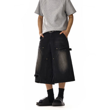 RT No. 18117 DISTRESSED WORKWEAR SHORTS