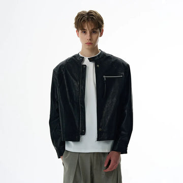 RT No. 40709 SILHOUETTE LEATHER JACKET