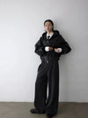 RT No. 29165 BLACK HOODED LEATHER JK