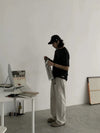 RT No. 18731 ARC SCIMITAR STRAIGHT PANTS
