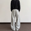 RT No. 40807 RECONSTRUCTED BAGGY STRAIGHT SWEATPANTS