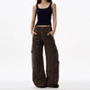 RT No. 18144 BROWN RECONSTRUCTED INDUSTRY WORKWEAR PANTS