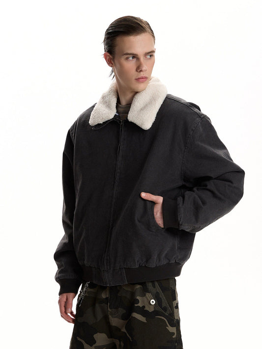 RT No. 59051 SILHOUETTE FUR COLLAR JACKET