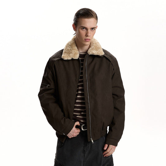 RT No. 59027 SILHOUETTE FUR COLLAR JACKET