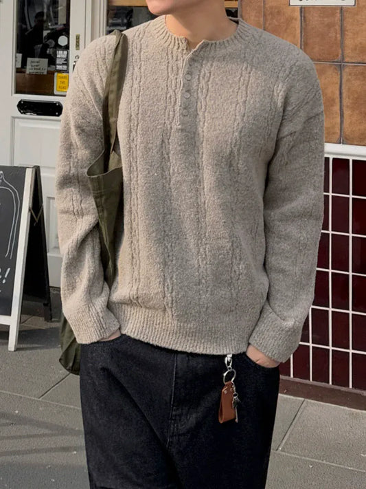 RT No. 45003 KNITWEAR HENRY COLLAR SWEATER