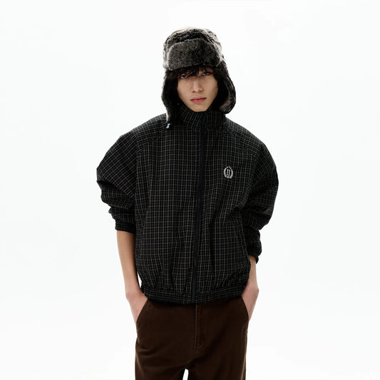 RT No. 50103 REVERSIBLE PLAID WINDBREAKER JACKET
