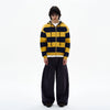 RT No. 32522 KNITWEAR STRIPED ZIP HOODIE