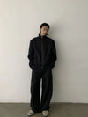 RT No. 29120 SILHOUETTE STAND COLLAR ZIPPER SWEATER