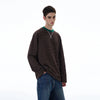 RT No. 20006 LOOSE STRIPED CREWNECK LONG SLEEVE