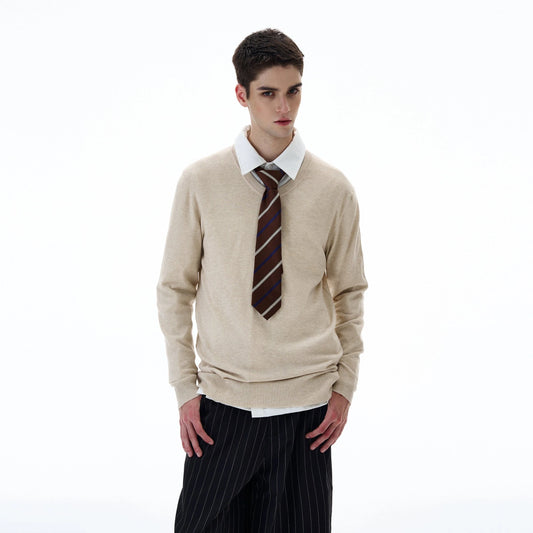RT No. 20003 V-NECK KNIT LONG SLEEVE