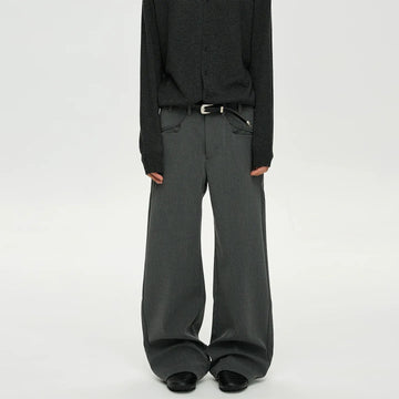 RT No. 40802 BASIC STRAIGHT SUIT PANTS