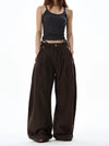 RT No. 19581 PLEATED BAGGY MACHETE CARGO PANTS