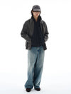 RT No. 25060 RODEO LEATHER ZIP JK