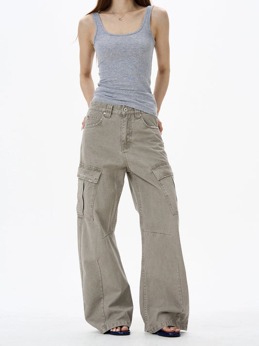 RT No. 18143 CARGO STRAIGHT PANTS