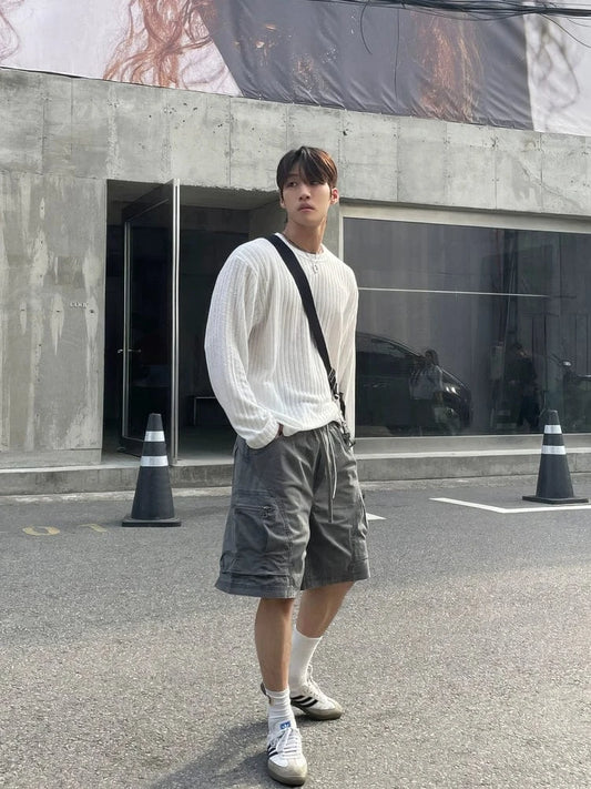 RT No. 19042 WHITE CREWNECK LONGSLEEVE