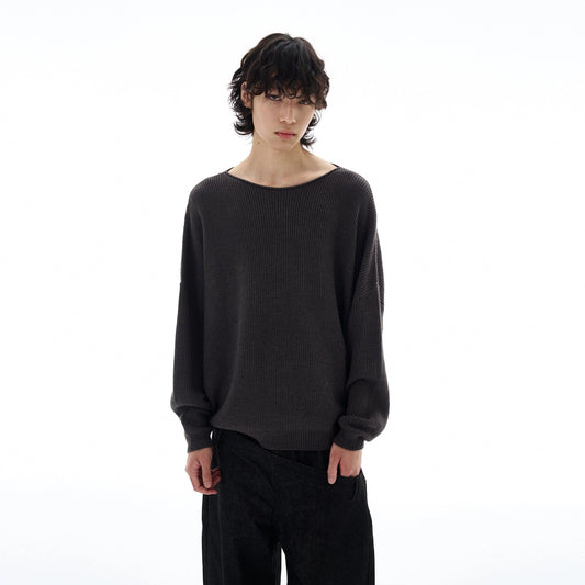 RT No. 25053 LOOSE WAFFLE KNIT SWEATER