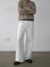 RT No. 32068 WHITE STRAIGHT DENIM JEANS
