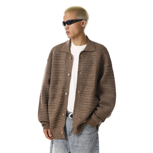 RT No. 33000 KNITWEAR COLLAR CARDIGAN