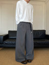 RT No. 50254 PLEATED WIDE STRAIGHT SUIT PANTS