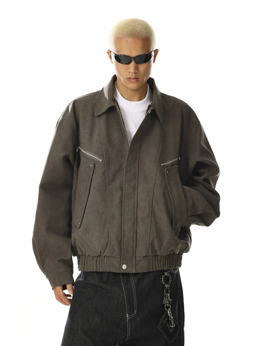 RT No. 28002 RECONSTRUCTED GRAY LEATHER JK