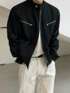 RT No. 19004 BLACK ZIP-UP MOTORCYCLE JK