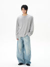 RT No. 12133 LIGHT BLUE BAGGY DENIM JEANS