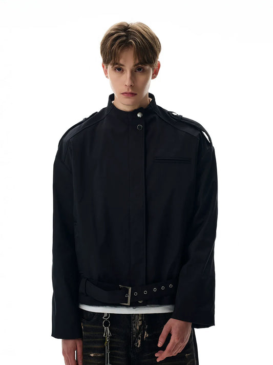 RT No. 40771 KAGE COLLAR ZIPPER JACKET