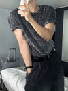 RT No. 18301 TEXTURE KNIT SHORT SLEEVE